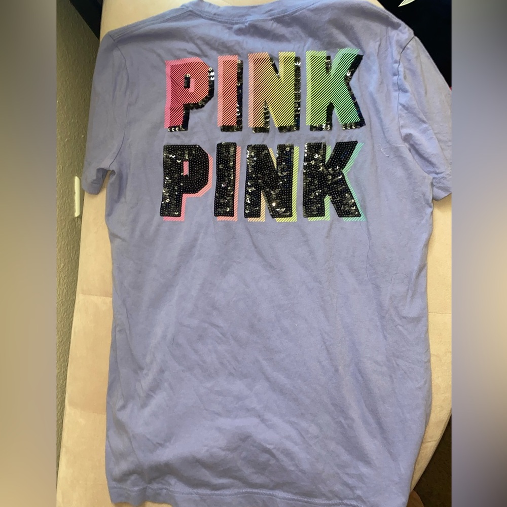 PINK Victoria’s secret sequin shirt - size Xsmall